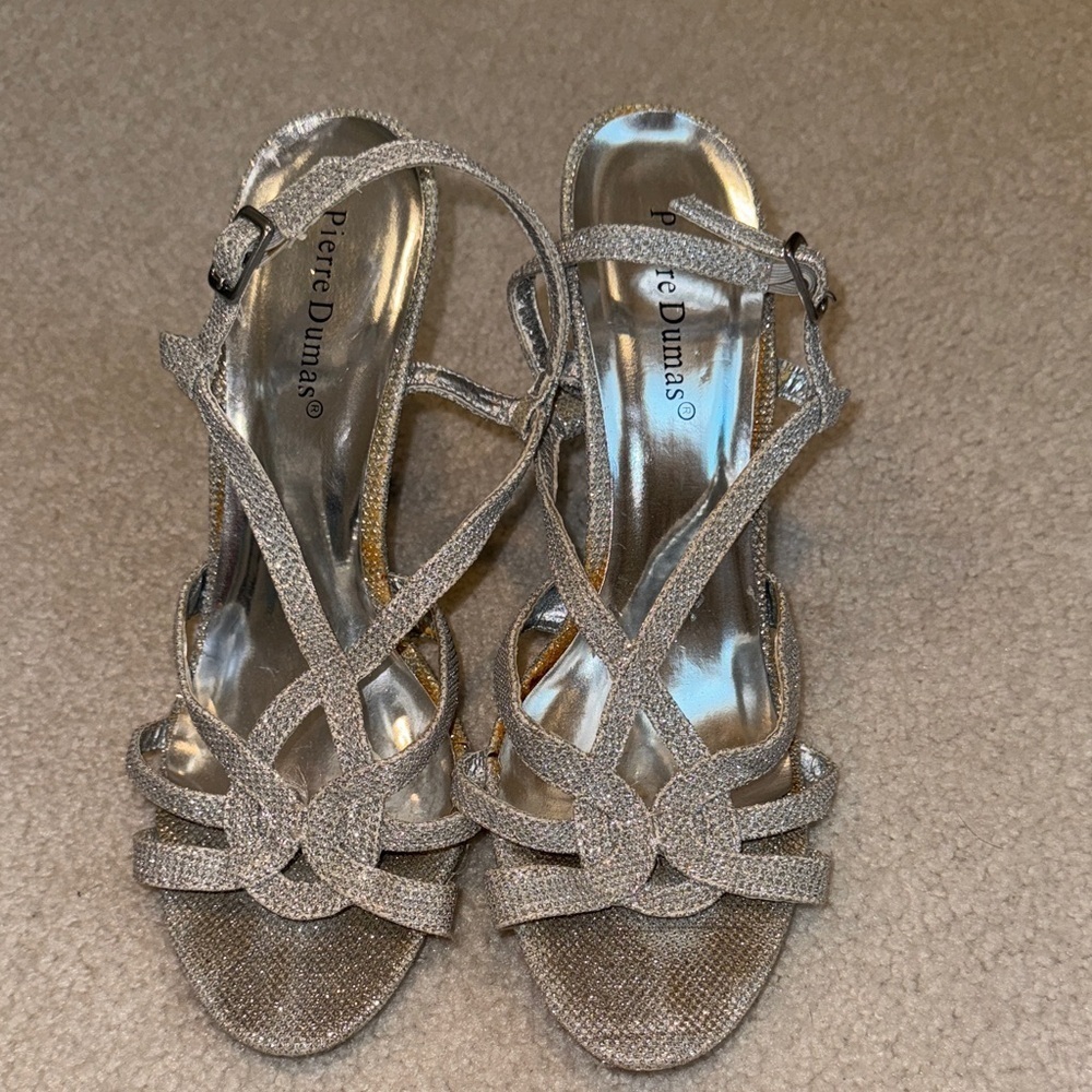 Silver heels